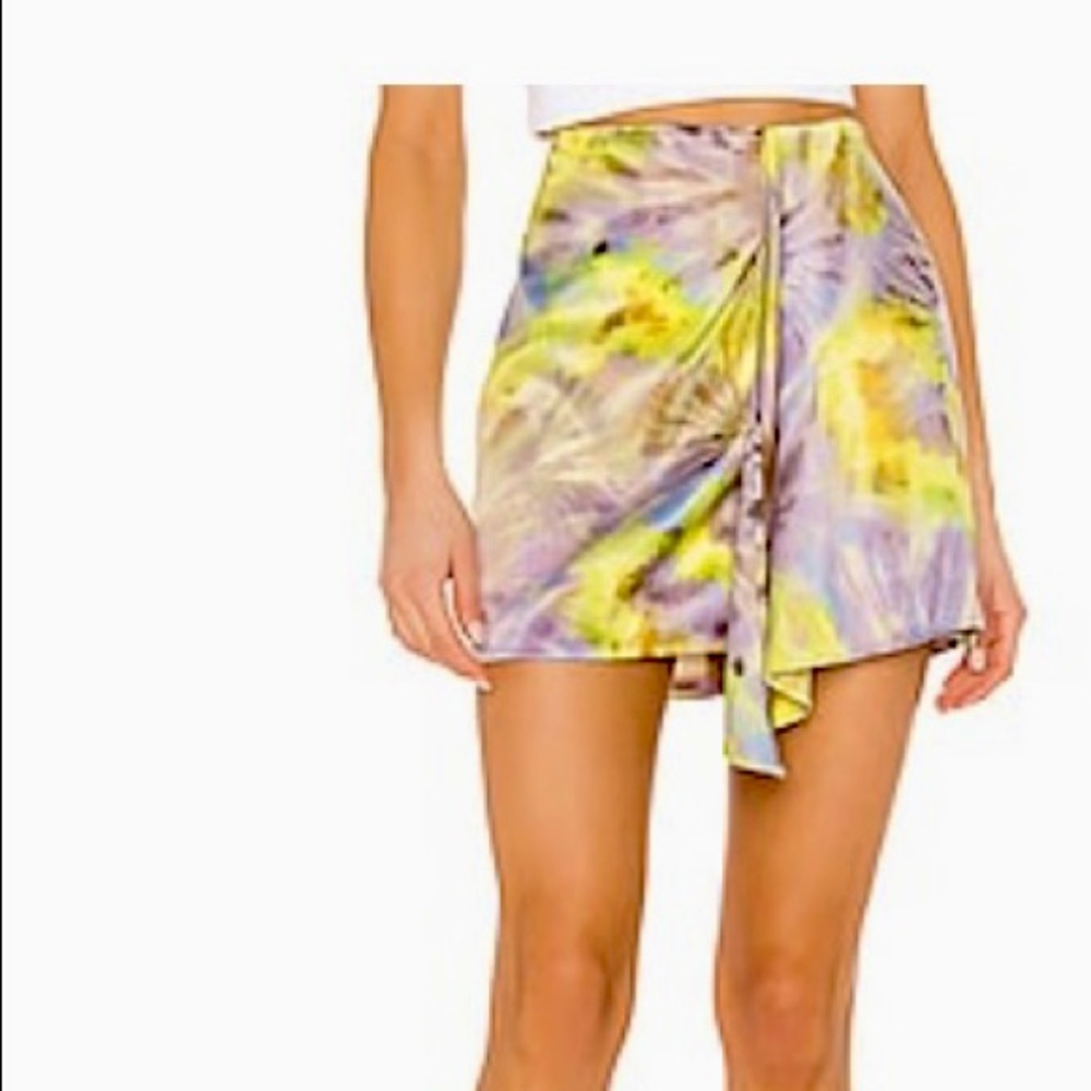 Multi-color tie-dye skirt never worn